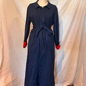 Navy Blue Boden Midi Dress